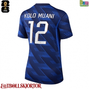 Frankrike Randal Kolo Muani #12 Hemmatröja Dam VM 2026 Kortärmad